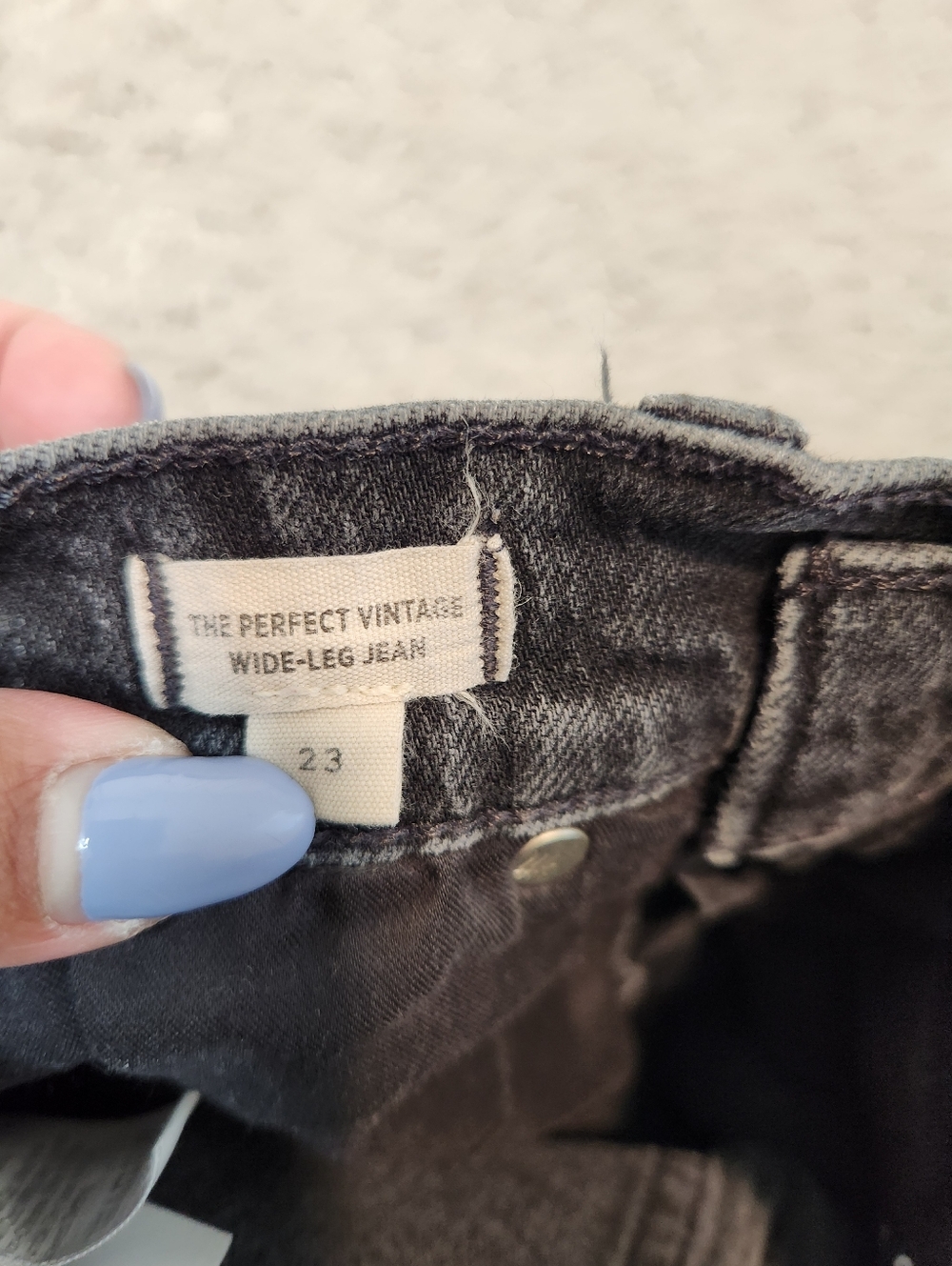Madewell The Perfect Vintage Wide Leg Jean Size 23 - Picture 5 of 9